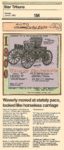 1900 WAVERLEY Electric Model “18” MFD By American Bicycle Co (Waverley Factory) Indianapolis, IND AUTO ALBUM By Tad Burness Minneapolis Star Tribune June 6, 1993 4.25″x10.75″ page 1M