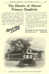 1910 RAUCH & LANG Electric The Rauch & Lang Carriage Co Cleveland, OHIO MUNSEY’S MAGAZINE – Advertising Section 6.25″x9.5″ page 35