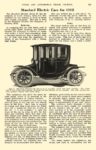 1912 12 STANDARD Electric Car Standard Electric Cars for 1912 The Standard Electric Car Co. Jackson, MICH CYCLE AND AUTOMOBILE TRADE JOURNAL December 1911 6.5″x10″ page 139