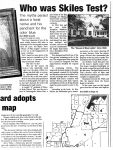 1972 10 ca. Who Was Skiles Test? The myths persist about a local native and his penchant for the color blue Lawrence Township news editor By Chris Galm ca. October 1972 page A1