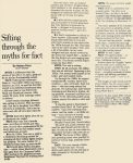 1995 10 29 Sifting Through The Myth a HAUNTINGS IN BLUE Story By Nelson Price STAFF WRITER THE INDIANAPOLIS STAR Life Style J Sunday October 29, 1995 page 2
