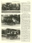 1905 8 16 Motor Vehicles in Sight Seeing Article Citizen’s Transit Company’s (Detroit) Electric Wagon THE HORSELESS AGE August 16, 1905 University of Minnesota Library 8.5″x11.5″ page 218