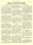 1913 10 15 ELECTRIC Truck Article Electric Commercial Vehicles Arranged Alphabetically by Manufacturer THE HORSELESS AGE October 15, 1913 8.25″x12″ page 638