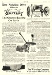 1910 10 WAVERLEY Electric New Noiseless Drive The Quietest Electric On Earth The Waverley Company Indianapolis, IND MoToR October 1909 9.25″x13.25″ page 24