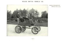 ca. 1903 WOODS Woods Motor Vehicle Co. CHICAGO & NEW YORK ELECTRIC CARRIAGES MAIL PHAETON – Style No. 212 7.75″5.25″ folded page 11