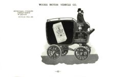 ca. 1903 WOODS Woods Motor Vehicle Co. CHICAGO & NEW YORK ELECTRIC CARRIAGES SPECIAL COACH DELIVERY WAGON – Style No. 35 7.75″5.25″ folded page 32
