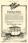 1913 4 WOODS Electric Woods Electric Batteries Woods Motor Vehicle Company Chicago, ILL AUTOMOBILE TRADE JOURNAL April 1913 6″x9.75″ page 193