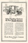 1913 WOODS Electric Sales-Clinching Features Woods Motor Vehicle Co Chicago, ILL AUTOMOBILE TRADE JOURNAL 6.25″x9.5″ page 231