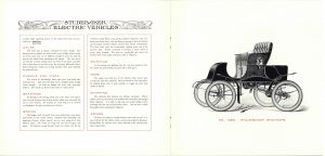 1902 ca. STUDEBAKER Electric1902 ca. STUDEBAKER ELECTRIC VEHICLES Catalogue No. 209 Studebaker Bros. Mfg. Co. South Bend, Indiana pages 8 & 9