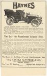 1906 HAYNES The Car the Repairman Seldom Sees Haynes Automobile Company Kokomo, Indiana