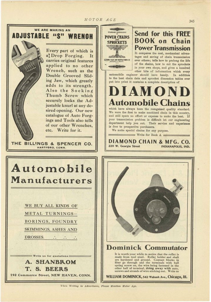 1907 2 DIAMOND CHAIN Send for this FREE BOOK on Chain Power