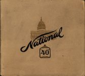 1910 National “40” NATIONAL MOTOR VEHICLE CO. Indianapolis, IND AACA Library Front cover