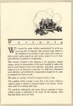 1912 HAYNES MOTOR CARS Warranty page 1