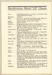 1912 HAYNES MOTOR CARS Specification Model “20” Chassis page 16