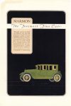 1918 ca. MARMON MARMON The Foremost Fine Car Nordyke & Marmon Company Indianapolis, Indiana