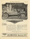1920 11 6 AUBURN Beauty SIX AUBURN AUTOMOBILE COMPANY AUBURN, INDIANA SATURDAY EVENING POST page 44