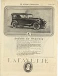 1920 9 11 LAFAYETTE Available for Ownership Lafayette Motors Company at Mars Hill Indianapolis, Indiana THE SATURDAY EVENING POST September 11, 1920 page 84