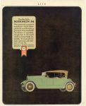 1920 7 22 MARMON the New Series MARMON 34 Nordyke & Marmon Company Indianapolis, Indiana LIFE color July 22, 1920