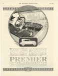 1920 7 3 PREMIER THE ALUMINIUM SIX WITH MAGNETIC GEAR SHIFT Premier Motor Corporation Indianapolis, Indiana THE SATURDAY EVENING POST July 3, 1920 page 80