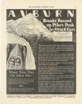 1928 11 3 AUBURN Breaks Record up Pike’s Peak for STOCK Cars AUBURN AUTOMOBILE COMPANY AUBURN, IND SATURDAY EVENING POST page 43