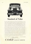 1930 10 Standard of Value – CORD FRONT DRIVE Cord AUBURN AUTOMOBILE COMPANY, AUBURN, INDIANA ARTS AND DECORATION page 6