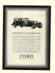1931 4 FOREMOST AUTOMOBILE CORD FRONT DRIVE Cord AUBURN AUTOMOBILE COMPANY, AUBURN, INDIANA page 411
