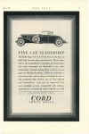 1931 5 1 FINE CAR LEADERSHIP CORD FRONT DRIVE Cord AUBURN AUTOMOBILE COMPANY, AUBURN, INDIANA page 79
