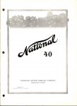 1912 National 40 NATIONAL MOTOR VEHICLE COMPANY AACA Library Front cover