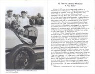 Riding Mechanics Indy 500 book pages 12 & 13