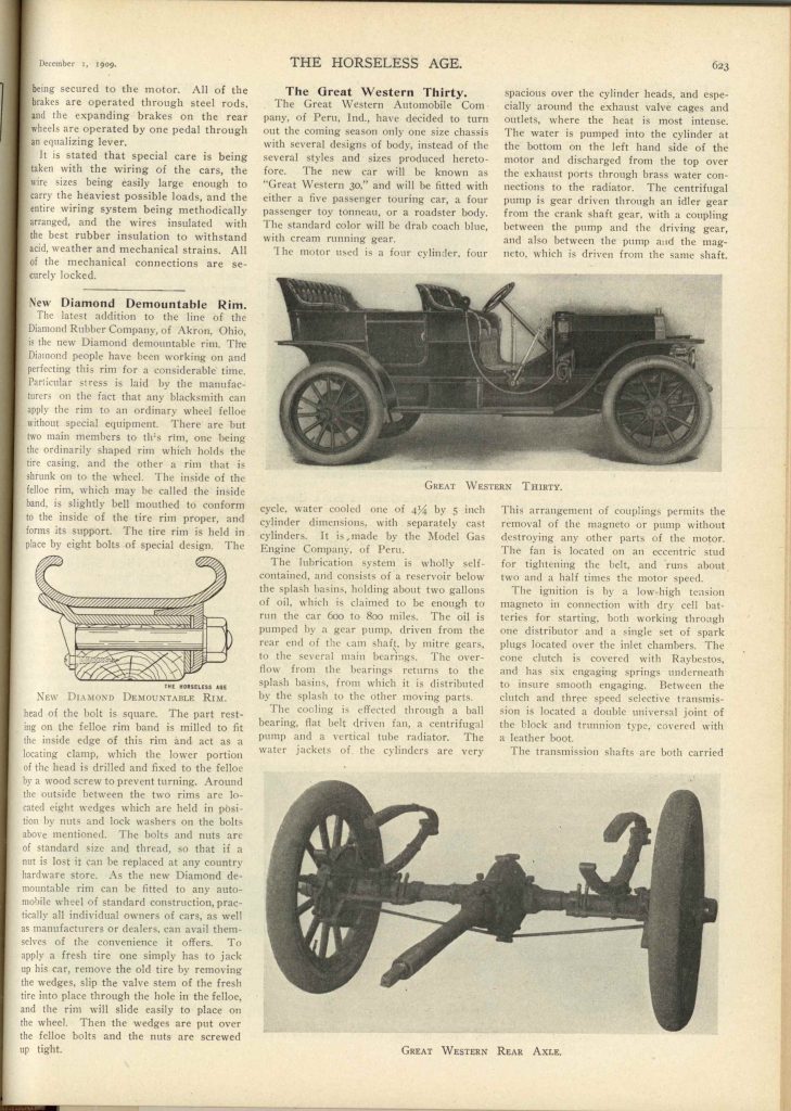 1909 12 1 BAKER Electric THE HORSELESS AGE page 623