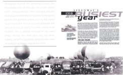 1910 Indy 500 1910 SPEEDWAY’S BUSIEST year story by Mark Dill Photos by IMS Photo pages 156 & 157