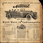 1914 NATIONAL Built Here in Indianapolis AACA Library 11″×11″