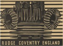 1934 RUDGE COVENTRY ENGLAND BROCHURE REPRODUCTION RUDGE-WHITWORTH LIMITED COVENTRY 9″×7″ FRONT COVER