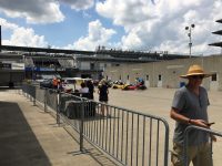 2016 6 SVRA Brickyard Indianapolis Motor Speedway SVRA Brickyard pre grid next to our garage June