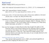 2016 NATIONAL Electric history by Galen Handy 2016 page 1