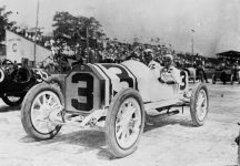 1913 Indy 500 STUTZ Car 3 Gil Anderson driver colorization sanna dullaway 01