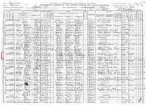 1910 US Census LE Banks INDIANA