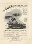 1912 6 6 NATIONAL National Wins 500-Mile International What this Race Proves to Dealers National “40,” Indianapolis Indianapolis, IND MOTOR AGE June 6, 1912 8.5″x12″ page 85