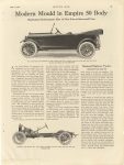 1917 5 3 EMPIRE MODERN Mould in Empire 50 Body EMPIRE MOTOR CAR CO. Indianapolis, Indiana MOTOR AGE May 3, 1917 9″×11″ page 47