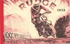 1935 RUDGE BROCHURE FRONT COVER 10″×6″ Reproduction
