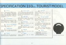 1935 RUDGE BROCHURE SPECIFICATION 250c.c. TOURIST MODEL 10″×6″ Reproduction page 11