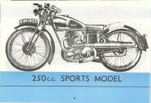 1935 RUDGE BROCHURE 250c.c. SPORTS MODEL 10″×6″ Reproduction page 12