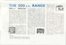 1935 RUDGE BROCHURE THE 500c.c. RANGE – 500c.c. SPECIAL 10″×6″ Reproduction page 14