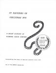 1890-1990 IT HAPPENED ON CHRISTMAS EVE A BRIEF HISTORY OF DIAMOND CHAIN COMPANY Front