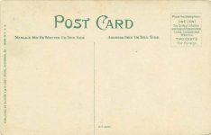 1911 Savannah Race Repair pits postcard back