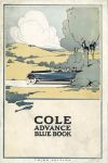 1915 COLE ADVANCE BLUE BOOK Third Edition 7″x10.25″ Front Cover
