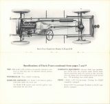 1915 DAVIS MOTOR CARS Brochure Specifications of Davis Fours continued from pages 7 and 9 pages 10 & 11