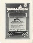 1915 THE HAYNES AMERICA’S FIRST CAR America’s Greatest “Light Six” $1485 8.75″x11.5″ page 2