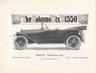 1915 THE HAYNES AMERICA’S FIRST CAR Model 33 The Kokomo “Six” 8.75″x11.5″ page 20