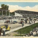 1916 10 10 Indy 500 Just Before Start postcard Front